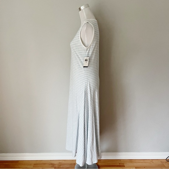 Lauren Ralph Lauren Stretch Jersey Knit Striped Maxi Dress Size M - Picture 4 of 9